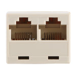 Splitter connettore Ethernet RJ45 1x2, RJ45 Female to 2 Female