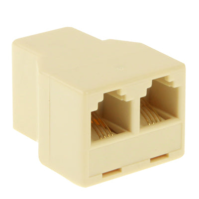 Sdoppiatore telefonico RJ11 femmina a 2 femmine, RJ11 Female to 2 Female