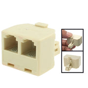 Convertitore adattatore presa RJ11 maschio a 2 prese RJ11 femmina