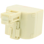 Convertitore adattatore presa RJ11 maschio a 2 prese RJ11 femmina