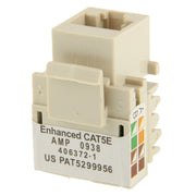 Adattatore connettore modulo jack RJ45 Cat5E di rete (buona qualità)