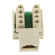Adattatore connettore modulo jack RJ45 Cat5E di rete (buona qualità)