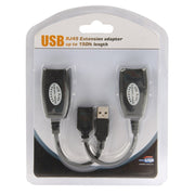 Prolunga da USB a RJ45 da 50 m con cavo Cat5e, 1 Port USB