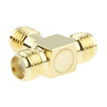 Adattatore SMA femmina a 2 SMA femmina placcato in oro, SMA Female to 2 SMA Female