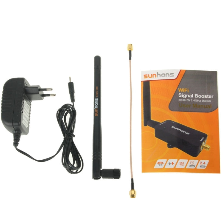 Sunhans SH24BTA-N 35dBm 2,4GHz 3W 11N/G/B Amplificatore di segnale WiFi Ripetitore wireless Amplificatore WiFi, SH24BTA-N