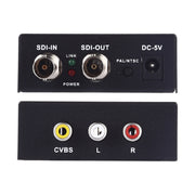 Convertitore scaler da 3G SDI a AV + SDI NF-F001, consente la visualizzazione di SD-SDI / HD-SDI / 3G-SDI su HDTV, SDI to AV