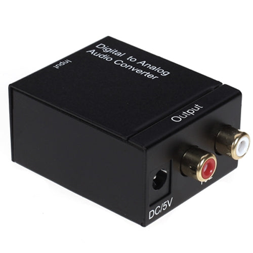 Convertitore audio da digitale ad analogico, Spdif+Coaial to 2RCA--