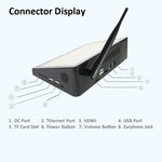 Pipo X9 TV Box Touchscreen da 8,9 pollici Android 7.0 Tablet Mini PC, RK3288, Quad Core da 1,8 GHz, RAM: 2 GB, ROM: 32 GB, supporto WiFi / Bluetooth / Ethernet / HDMI / scheda TF, Pipo X9