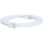 Cavo LAN di rete Ethernet piatto ultrasottile ad alta velocità CAT7 con testa placcata in oro, 1m, 2m, 3m, 5m, 10m, 15m, 20m, 25m, 30m