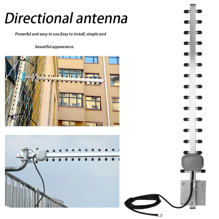 Antenna Yagi 4G 696-960 MHz / 1710-2690 MHz ad alto guadagno SMA 28 dBi, Antenna