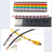 Cavo colorato RJ45 RJ11 RJ12 con etichetta da 100 pezzi