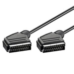 Cavo SCART a SCART da 20 pin per DVD/HDTV/AV/TV, lunghezza cavo: 1,5 m, 1.5m