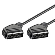 Cavo SCART a SCART da 20 pin per DVD/HDTV/AV/TV, lunghezza cavo: 1,5 m, 1.5m