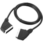 Cavo SCART a SCART da 20 pin per DVD/HDTV/AV/TV, lunghezza cavo: 1,5 m, 1.5m