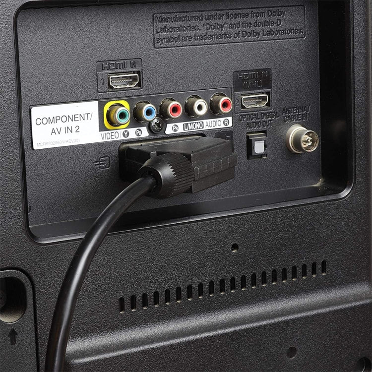 Cavo SCART a SCART da 20 pin per DVD/HDTV/AV/TV, lunghezza cavo: 1,5 m, 1.5m