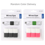 6 clip per cavi Smart Wire, fili sparsi per organizzare, consegna casuale dei colori