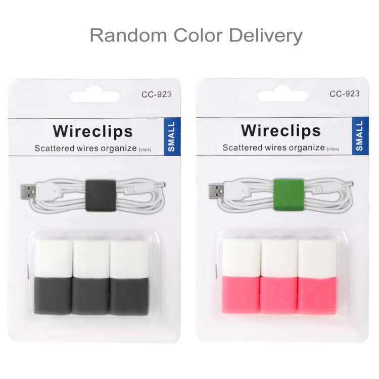 6 clip per cavi Smart Wire, fili sparsi per organizzare, consegna casuale dei colori