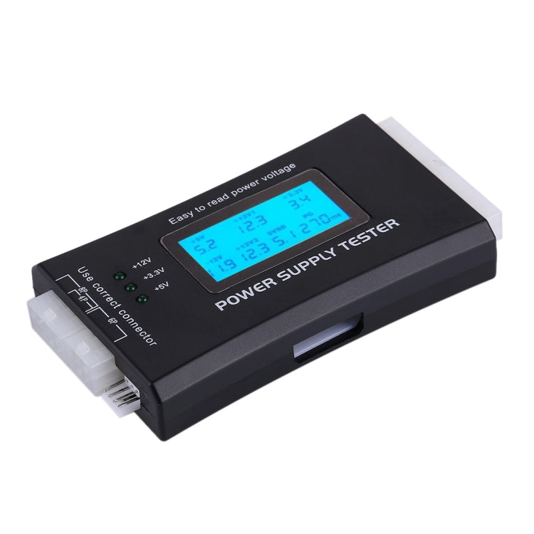 Display LCD digitale PC Computer Tester di alimentazione da 20/24 pin Strumento di test diagnostico per misurazione della potenza, ATX Connector with LCD