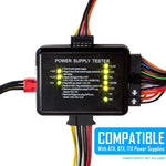 Tester di alimentazione PC 20/24 pin PSU ATX SATA HD, ATX Connector