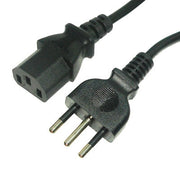 Cavo di alimentazione standard per PC desktop CA CA a 3 poli, lunghezza cavo: 1,5 m, Italy Plug, 1.2m, Italy Plug, 1.5m