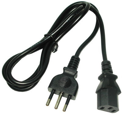 Cavo di alimentazione standard per PC desktop CA CA a 3 poli, lunghezza cavo: 1,5 m, Italy Plug, 1.2m, Italy Plug, 1.5m