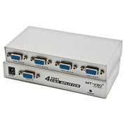 Splitter VGA a 4 porte 150 MHz (1 ingresso VGA, 4 uscite VGA), 4 Ports Splitter Silver