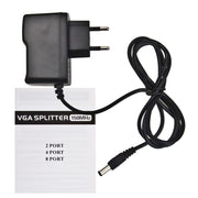 Splitter VGA a 4 porte 150 MHz (1 ingresso VGA, 4 uscite VGA), 4 Ports Splitter Silver