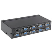 FJ-2508A Sdoppiatore video VGA a 8 porte Alta risoluzione 1920 x 1440 Supporta larghezza di banda video 250 MHz, 8 Ports Splitter Black