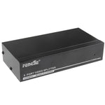 FJ-2508A Sdoppiatore video VGA a 8 porte Alta risoluzione 1920 x 1440 Supporta larghezza di banda video 250 MHz, 8 Ports Splitter Black