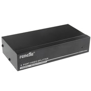 FJ-2508A Sdoppiatore video VGA a 8 porte Alta risoluzione 1920 x 1440 Supporta larghezza di banda video 250 MHz, 8 Ports Splitter Black