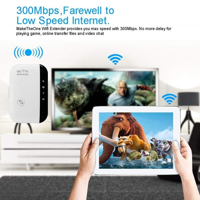 WS-WN560N2 Espansione di portata del ripetitore Wireless-N WIFI 802.11n da 300 Mbps, spina UE