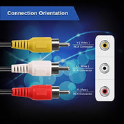 Cavo jack stereo maschio da 3,5 mm a 3 connettori RCA maschi, lunghezza: 75 cm