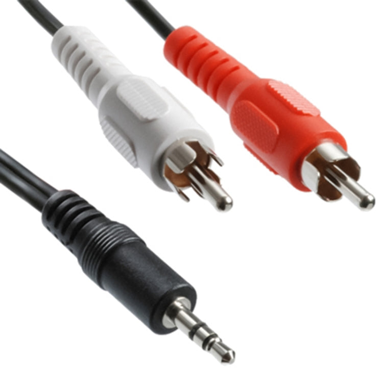 Cavo audio jack da 3,5 mm stereo a RCA maschio di qualità normale, lunghezza: 3 m, Length: 3m