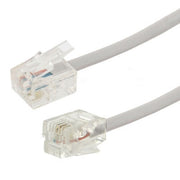 Cavo telefonico a 4 nuclei da RJ11 a RJ11, lunghezza: 5 m, Length: 5m