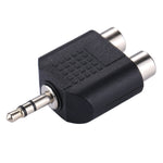 Adattatore audio a Y da RCA femmina a jack maschio da 3,5 mm, 2 RCA Female to 3.5mm, 2 RCA(AV) Female to 3.5mm