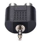 Adattatore audio a Y da RCA femmina a jack maschio da 3,5 mm, 2 RCA Female to 3.5mm, 2 RCA(AV) Female to 3.5mm