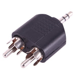 Adattatore audio a Y con 2 RCA maschio a jack maschio da 3,5 mm, 2 RCA Male to 3.5mm