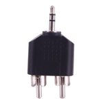 Adattatore audio a Y con 2 RCA maschio a jack maschio da 3,5 mm, 2 RCA Male to 3.5mm