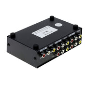Scatola commutatore RCA AV audio video a 4 porte di ingresso e 1 uscita, 4 Input 1 Output-