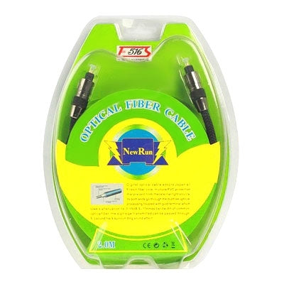 Cavo audio ottico intrecciato, diametro esterno: 5,0 mm, lunghezza: 2 m, OD: 5.0mm