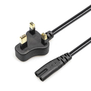 Cavo di alimentazione piccolo per notebook britannico a 2 poli, lunghezza: 1,2 m, Small UK Plug, Length:1.2m