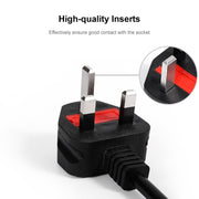 Cavo di alimentazione per notebook grande stile UK da 1,5 m a 2 poli, Big UK Plug, Length:1.5m