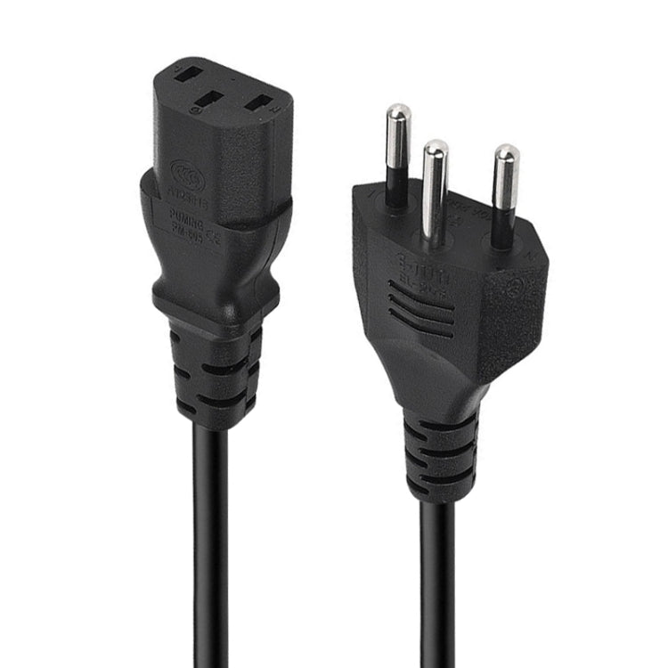 Cavo di alimentazione CA Brasile stile 3 poli, lunghezza: 1,8 m (OD6,8), Brazil Plug, 1.8m