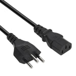 Cavo di alimentazione CA Brasile stile 3 poli, lunghezza: 1,5 m (OD6,8), Brazil Plug, 1.5m (OD6.8)