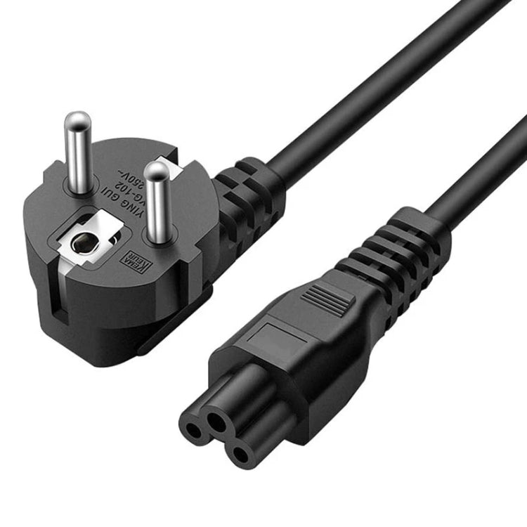 Cavo di alimentazione CA per notebook UE stile UE a 3 poli di alta qualità, lunghezza: 1,8 m, 3 Prong Style EU Plug, Length: 1.8m