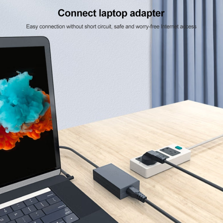 Cavo di alimentazione CA per notebook UE stile UE a 3 poli di alta qualità, lunghezza: 1,8 m, 3 Prong Style EU Plug, Length: 1.8m