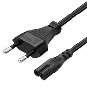 Cavo di alimentazione CA per notebook UE di alta qualità a 2 poli, lunghezza: 1,5 m, 2 Prong Style EU Plug, Length: 1.5m