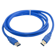 Cavo di prolunga USB 3.0 A maschio a maschio AM-AM, lunghezza: 1,5 m, Length: 1.5m