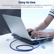 Cavo di prolunga USB 3.0 A maschio a maschio AM-AM, lunghezza: 3 m, Length: 1m
