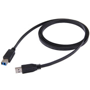 Cavo USB 3.0 AM a BM, lunghezza: 1,8 m, Length: 1.8m (Black)